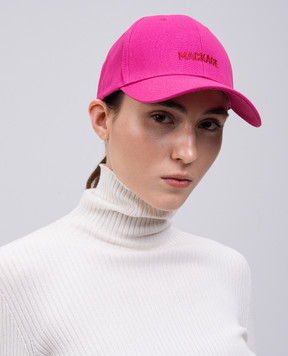 Mackage Рожева кепка ANDERSON з вишивкою логотипа ANDERSONR