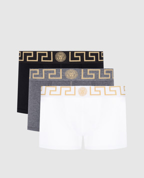Versace Набір трусів-боксерів з логотипом Medusa AU103261A10011