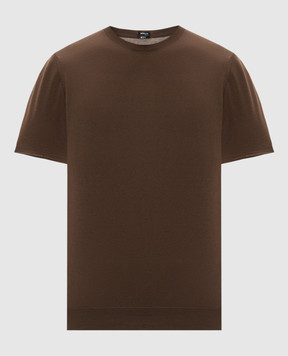 Kiton Футболка цвета хаки UMKXX37