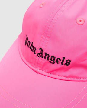 Palm Angels Дитяча рожева кепка з вишивкою логотипа PGLB001S25FAB001