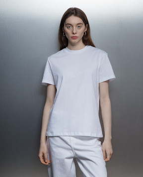 WARDROBE.NYC Белая футболка прямого кроя W1001R05