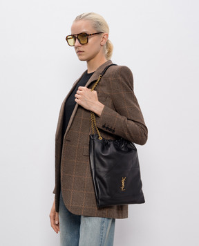 Saint Laurent Черная кожаная сумка JAMIE POCHON 781666AAB32