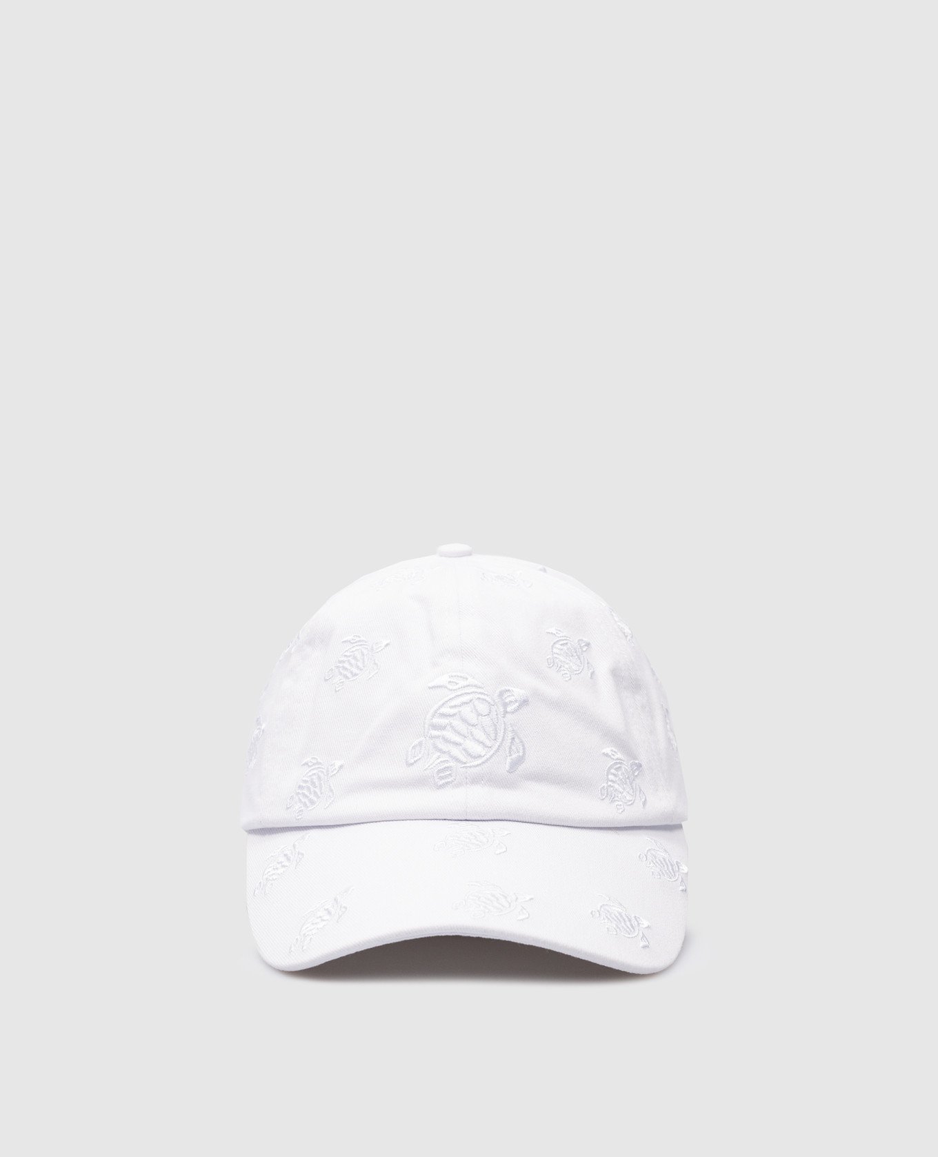 White Turtles All Over Cap with logo embroidery