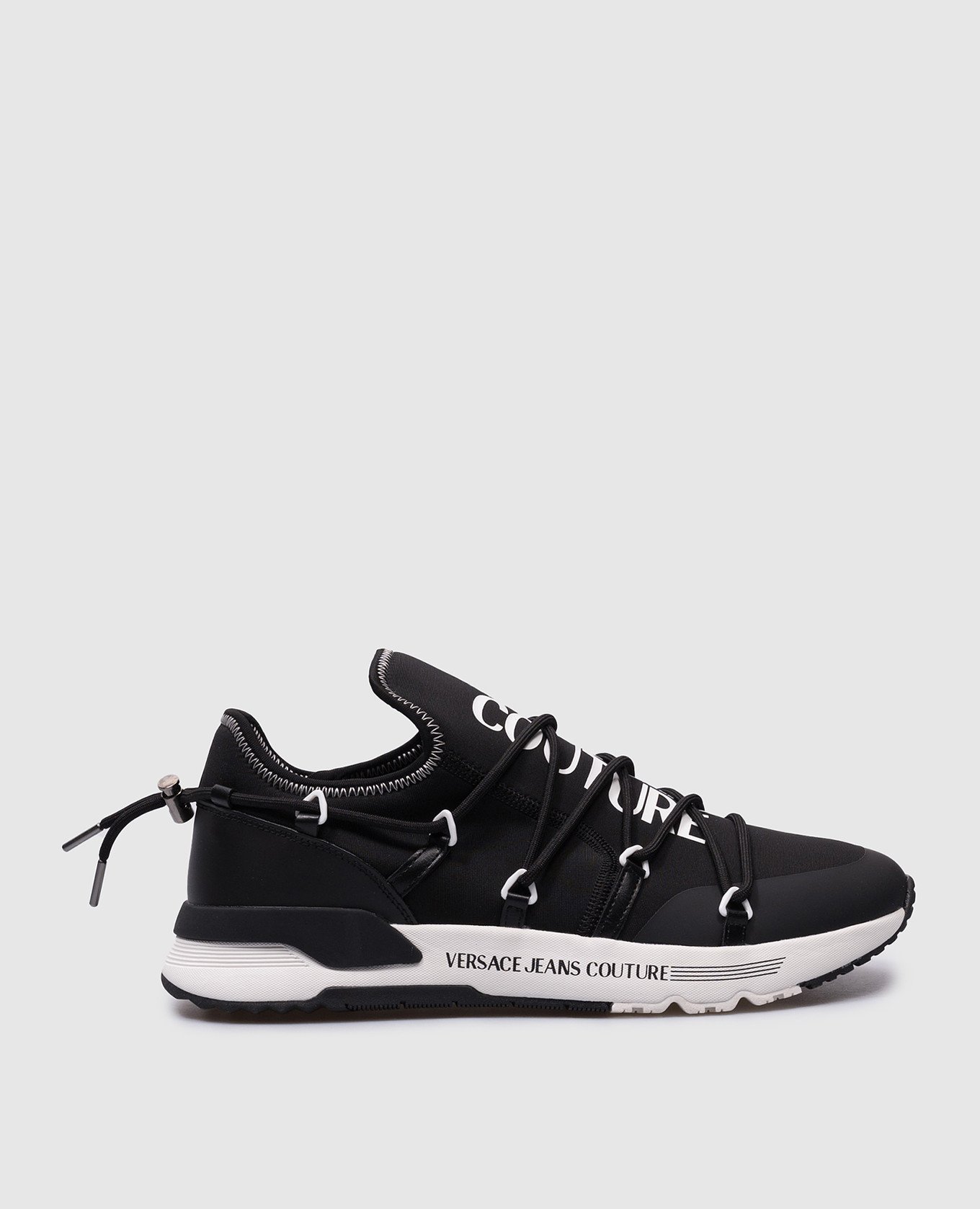 Black Dynamic sneakers with logo