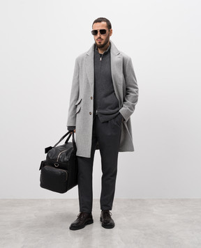 Cashmere&Whiskey Серый кардиган из кашемира MU7931307341PF