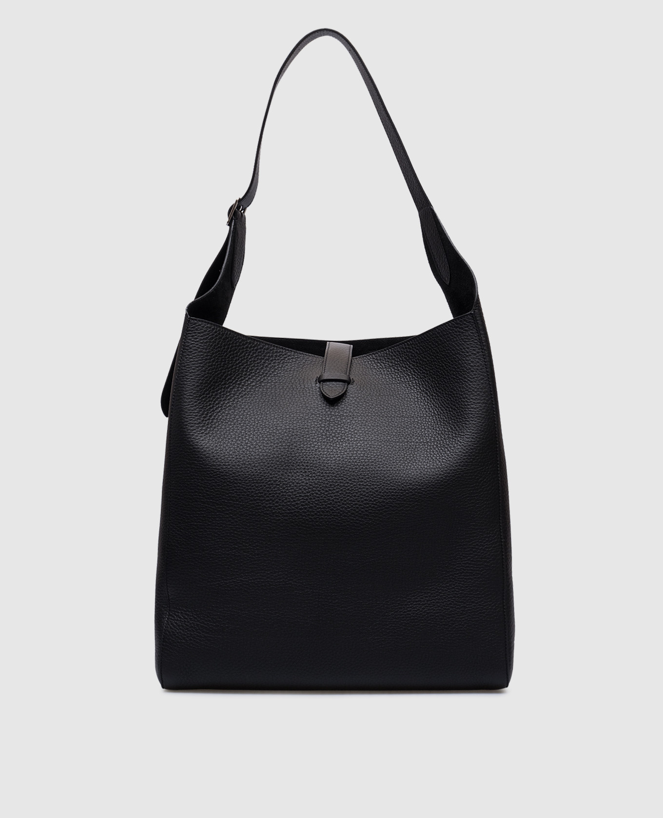 

Черная кожаная сумка Blake Hobo, Черный, Сумки на плечо