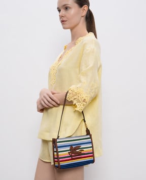 Etro Комбинированная сумка с логотипом. WP2C0014AE233