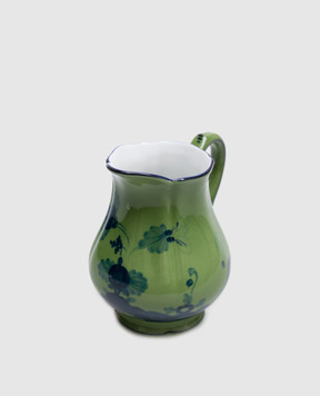 Ginori 1735 Зеленый фарфоровый молочник из коллекции Oriente Italiano 003RG00FLT000G00123600