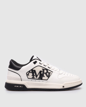 AMIRI Белые кожаные кроссовки Classic с логотипом. AMFOSR1005