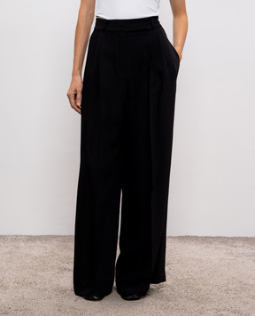 PROENZA SCHOULER Чорні штани Patricia з вовною R2546010AY213