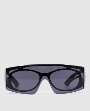 Alexander McQueen Чорні сонцезахисні окуляри з логотипом 810905J0752
