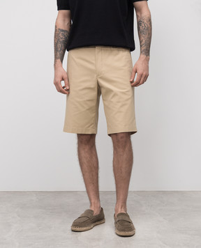 Loro Piana Бежевые шорты Jarno FAP3256