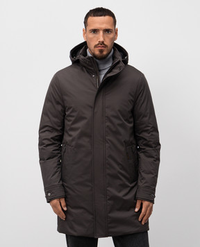 MooRER Сірий пуховик VERMONT VERMONTADS