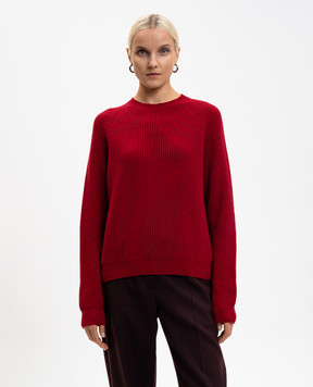 John Smedley Бордовий светр LYLLA з кашеміру і вовни LYLLA