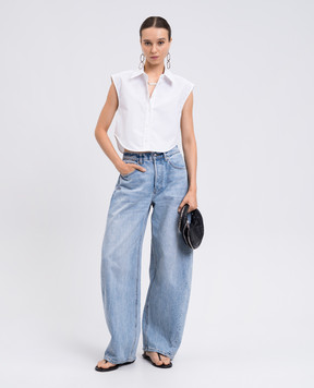 Alexander Wang Белый топ с цепочкой 1WC3251132