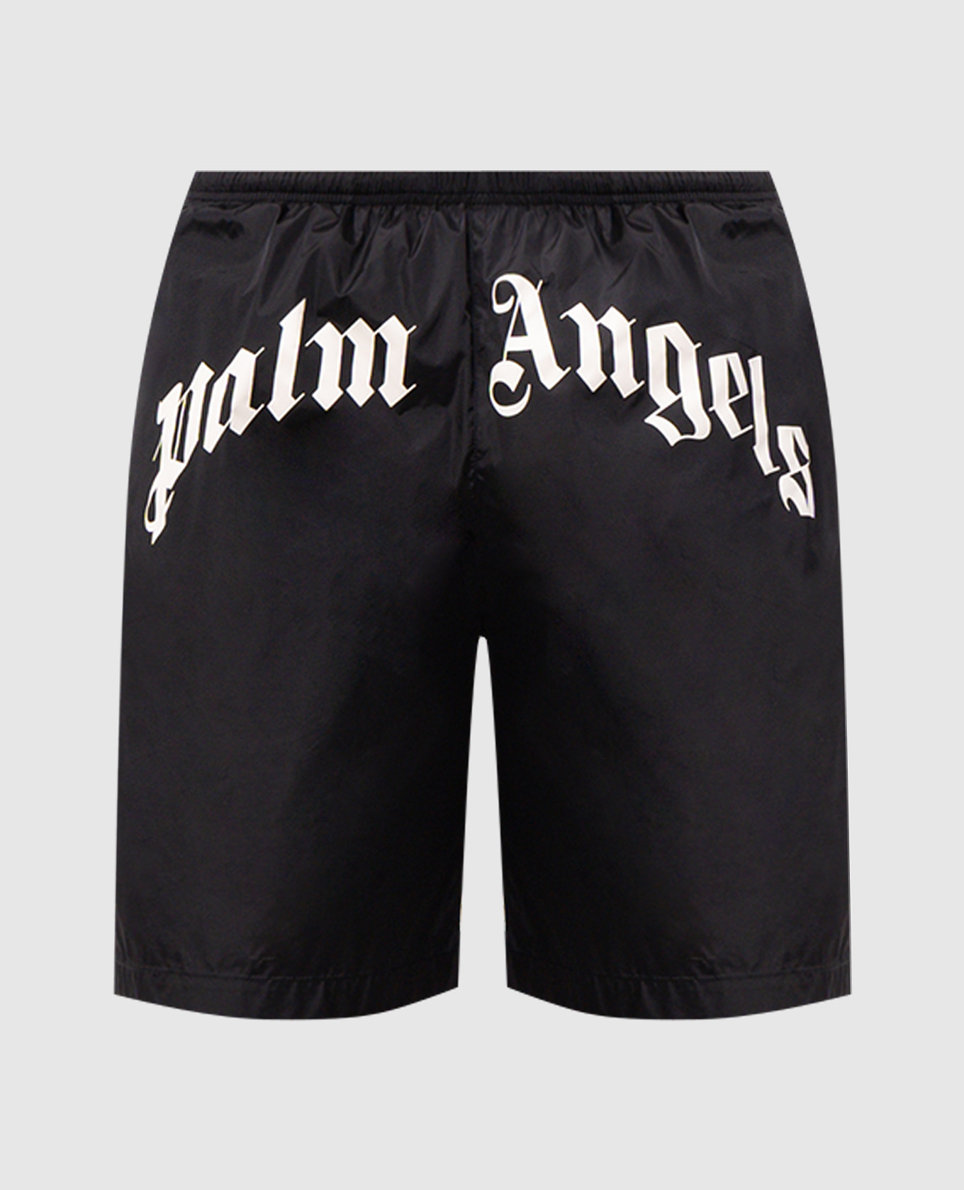 

Черные шорты для плавания с принтом логотипа, Черный, Плавательные шорты