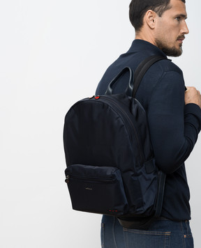 Kiton Синій рюкзак з логотипом UBA0084N01270