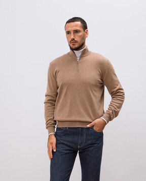 Loro Piana Бежевый джемпер из кашемира FAN1203