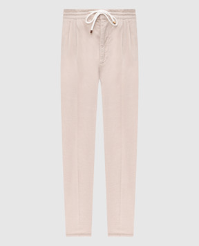 Brunello Cucinelli Бежевые вельветовые штаны M280UE1710