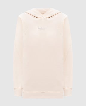 Twinset Бежеве худі з логотипом 242TP2041