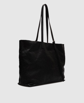 Ann Demeulemeester Черная кожаная сумка-тоут Bes B0012622LT137