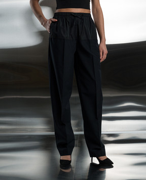 Alexander Wang Чорні штани з вовною 1WC1244680