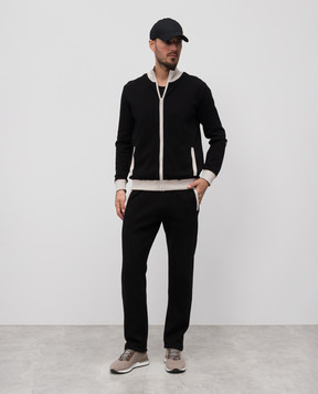 Bertolo Cashmere Черный спортивный костюм 9023470019029020130022