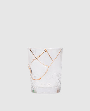 SELETTI Склянка Kintsugi з позолотою 24 карат 09656