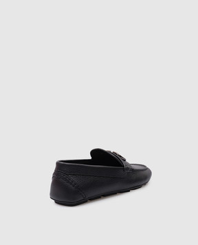 Valentino Чорні шкіряні мокасини Vlogo 5Y2S0G30BNT