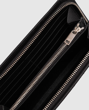 Saint Laurent Черный кожаный кошелек с логотипом 534290BTY0N