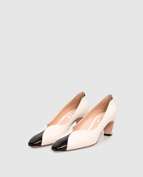 Bally Бежевые кожаные туфли Sylt WP551WVT249