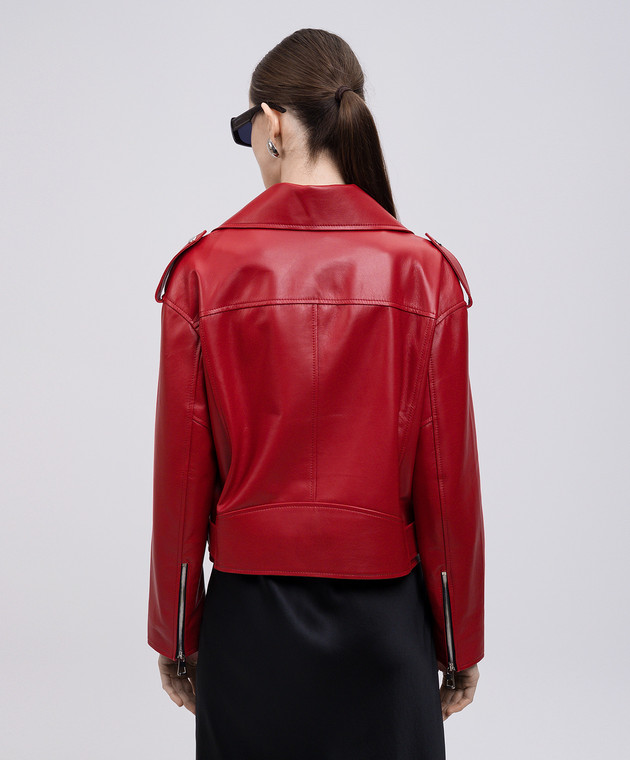 Babe Pay Pls Красная кожаная косуха 2106УКР1SKIN изображение 4