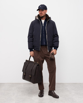 Brunello Cucinelli Синій кардиган MNI708616