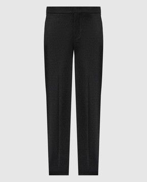 Loro Piana Серые брюки из шерсти и кашемира FAL3060