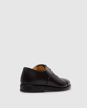 Brunello Cucinelli Коричневые кожаные оксфорды MZUNOXC841