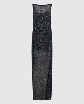 Missoni Платье в полоску с пайетками DS25WG12BK01CL