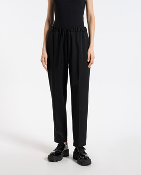 Maison Margiela MM6 Чорні штани з вовною S52KA0512M35153