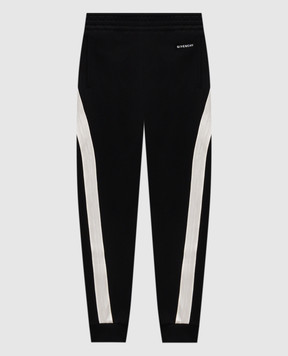 Givenchy Черные джогеры с вышивкой логотипа BM51N1319T