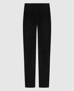 Ann Demeulemeester Черные замшевые леггинсы Florence CO00WTR30LLT149