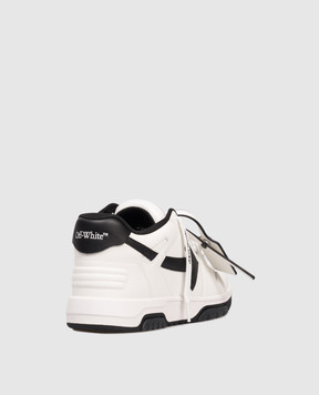 Off-White Білі шкіряні кросівки Out Of Office з логотипом M189C9L019