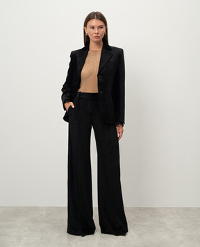 Ermanno Scervino Бежевый топ с кристаллами D452L316EBJ