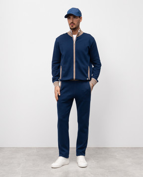 Bertolo Cashmere Біла футболка з емблемою 000252001912