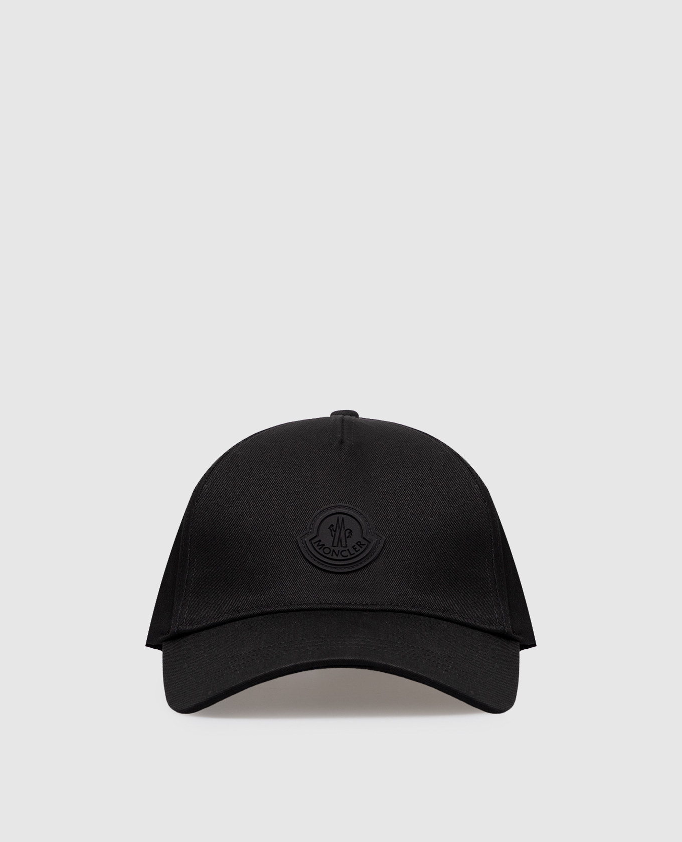 

Черная кепка с нашивкой логотипа, Черный, Кепки