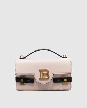 Balmain Бежевая кожаная сумка B-Buzz EN0DA828LQEE