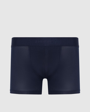 Zimmerli Сині труси-боксери з логотипом 7001343