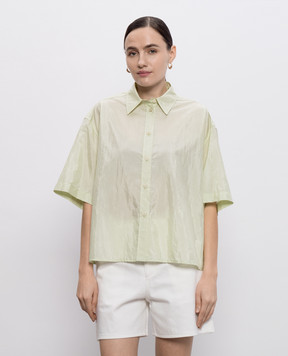 Jil Sander Зелена сорочка з шовком J40DL0167J70003