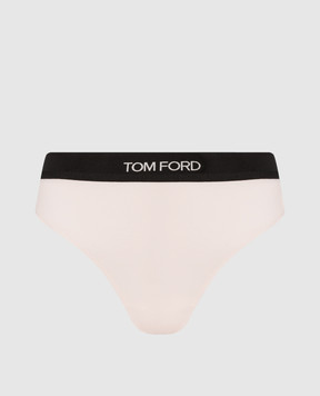 Tom Ford Розовые трусики-тонг с логотипом KNJ009JEX011