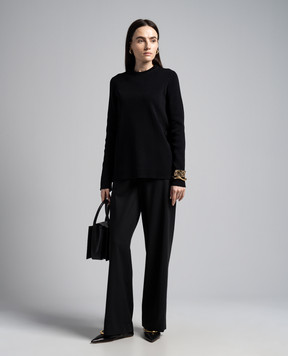 Jil Sander Чорний джемпер в рубчик J02GP0165J15391