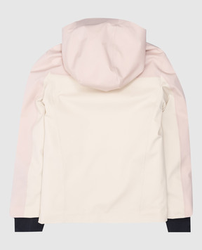 Moncler Grenoble ENFANT Детская бежевая куртка с логотипом J29571A00003530666