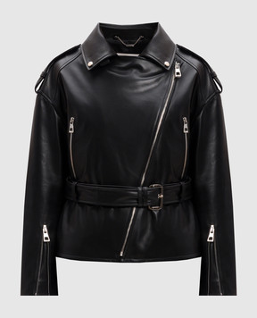 Babe Pay Pls Черная кожаная косуха BPP2208ЗМVARNISHBLACK